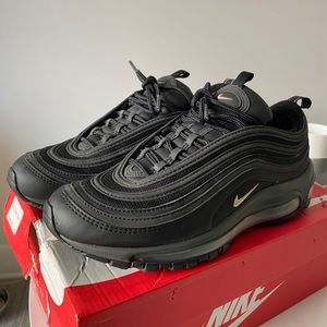 NIKE AIR MAX 97 - LEATHER BLACK GOLD
